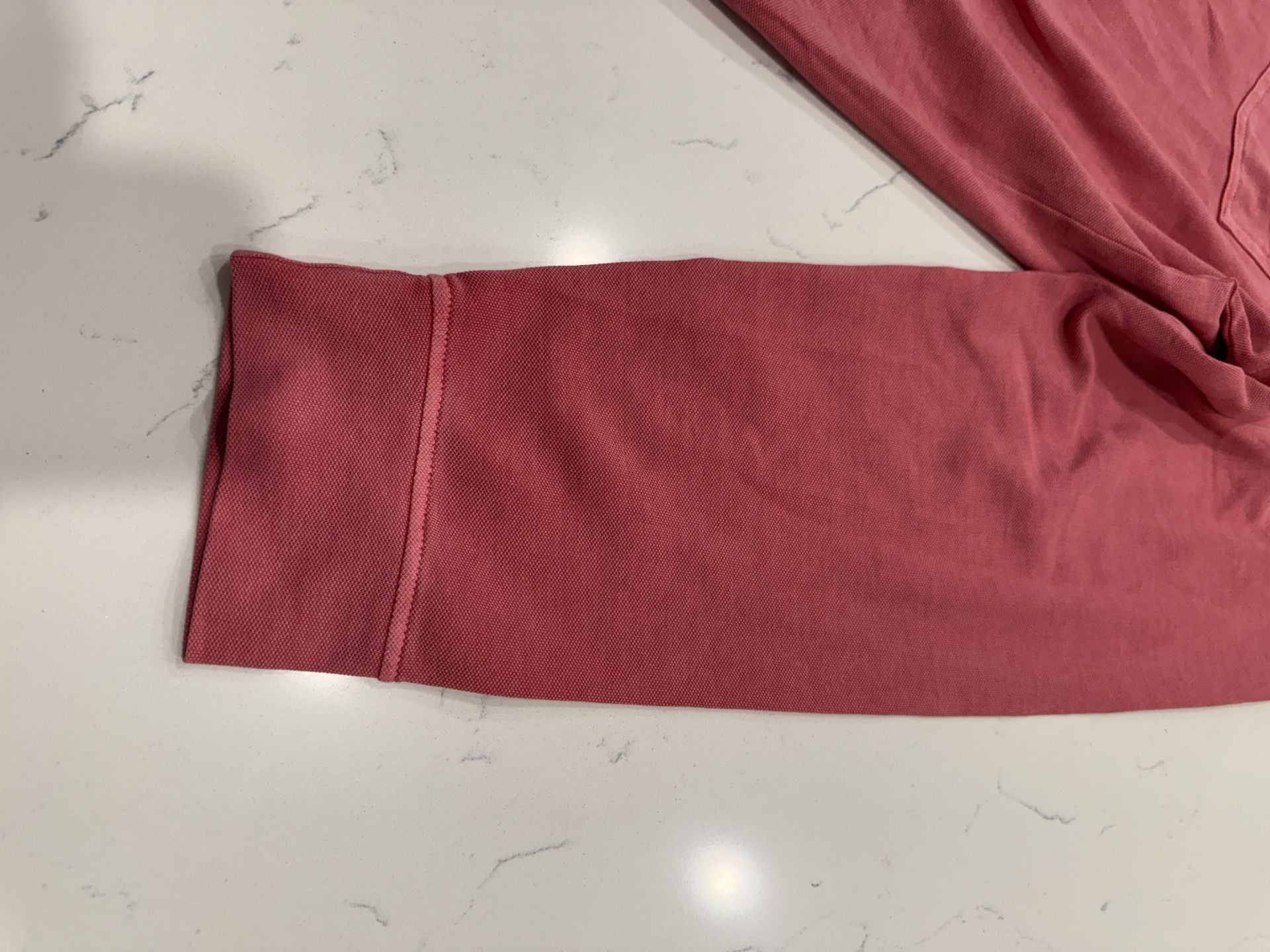 Vineyard Vines Long Sleeve Polo Size L Pink Pocket Cotton Shirt 7