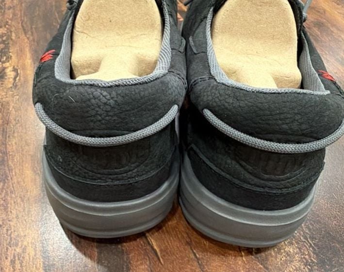 Men’s Hey Dude Welsh Grip Craft Leather Black Shoes 5