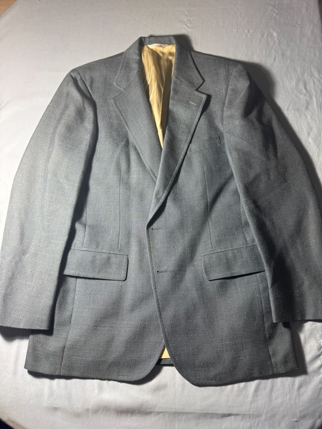 Chaps by Ralph Lauren Blazer Sport Coat Gray Wool USA Made 2