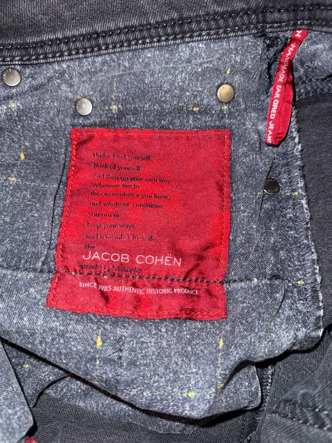 Jacob Cohen J688 COMF Tailored Jeans Gray 98% Cotton 32 4
