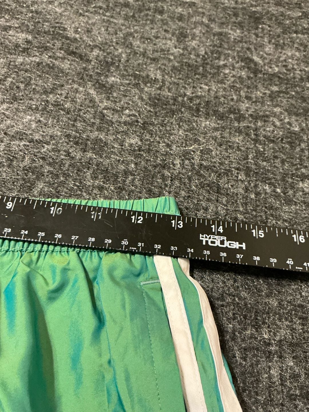 Adidas Originals Swim Shorts Size Adults Small Green 3 Stripes Trunks 6