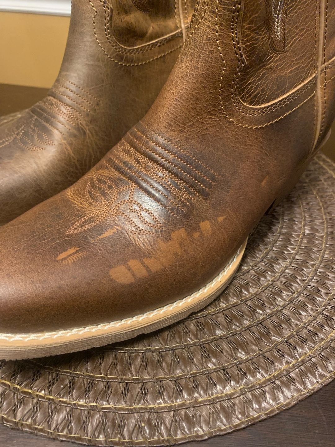 Justin Gypsy Western Cowgirl Boots Brown Leather 8