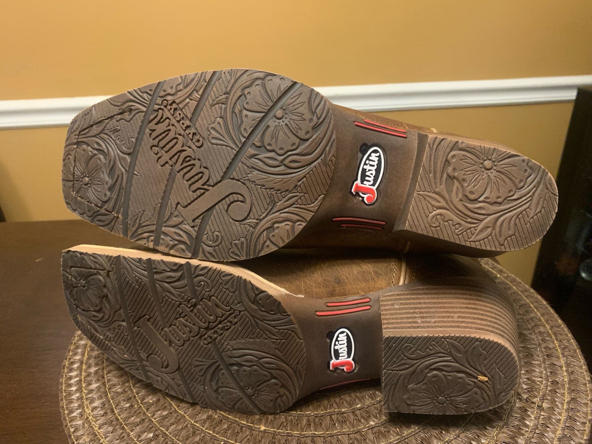 Justin Gypsy Western Cowgirl Boots Brown Leather 11