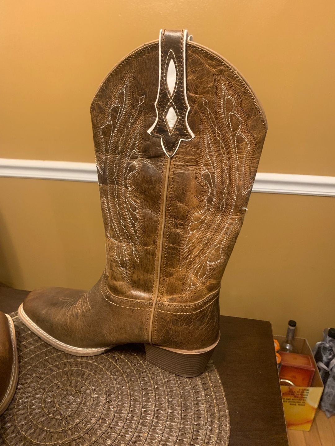 Justin Gypsy Western Cowgirl Boots Brown Leather 12