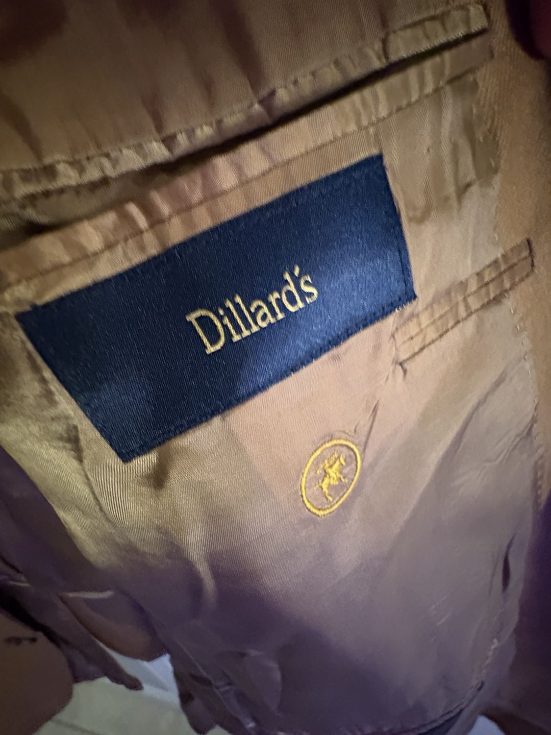 Hart Schaffner Marx Blazer Size 48R Camel Cashmere Loro Piana 6