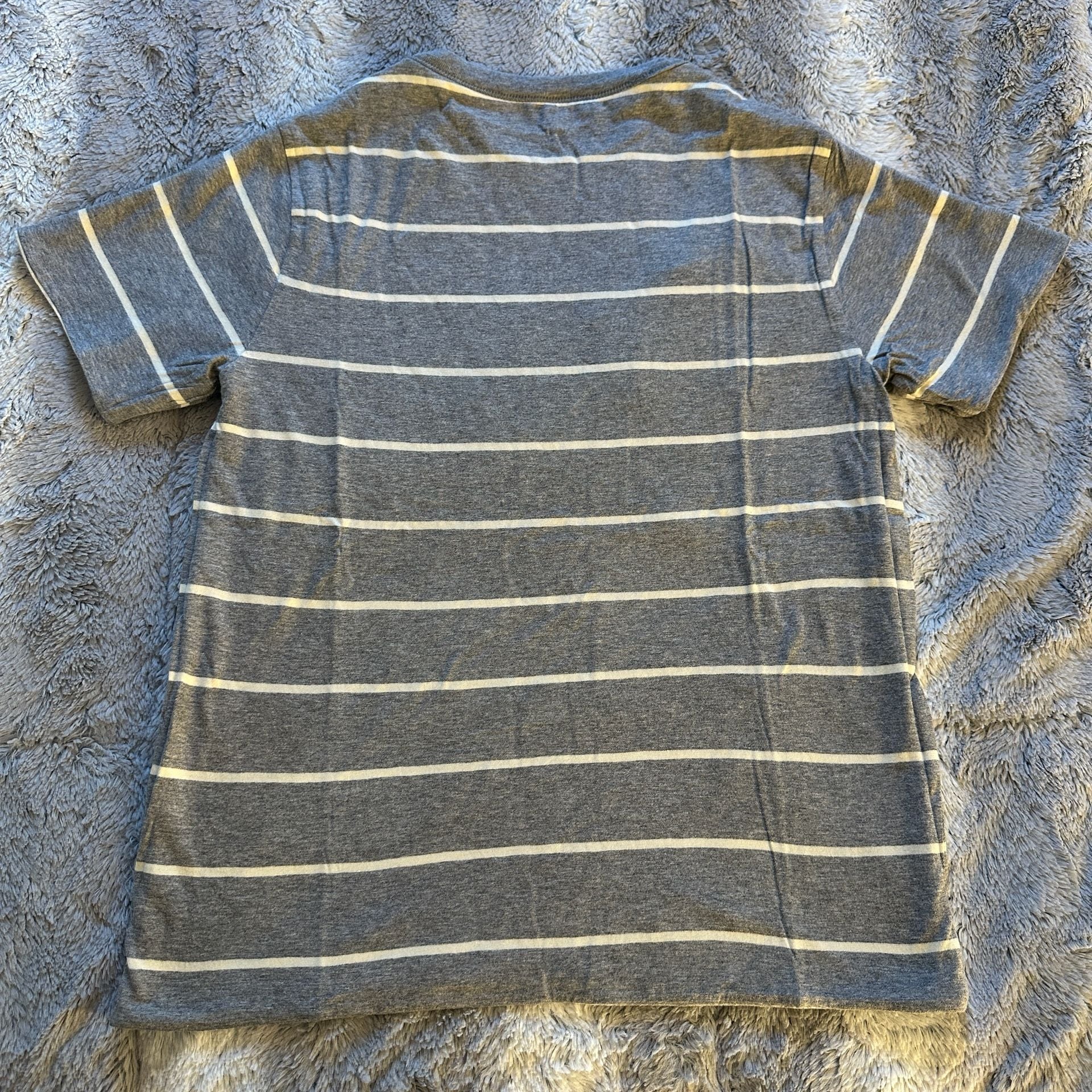 Reversible Polo Ralph Lauren Striped Speed T-Shirt Size M (10-12) Gray 6