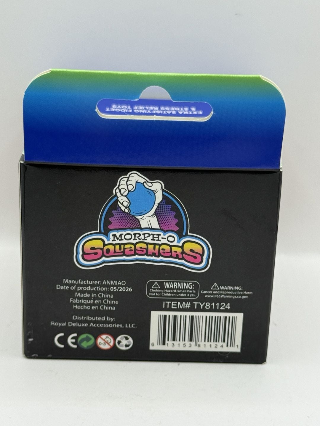 Royal Deluxe Accessories Morph-O Squashers Marbleized Squishy Ball 4