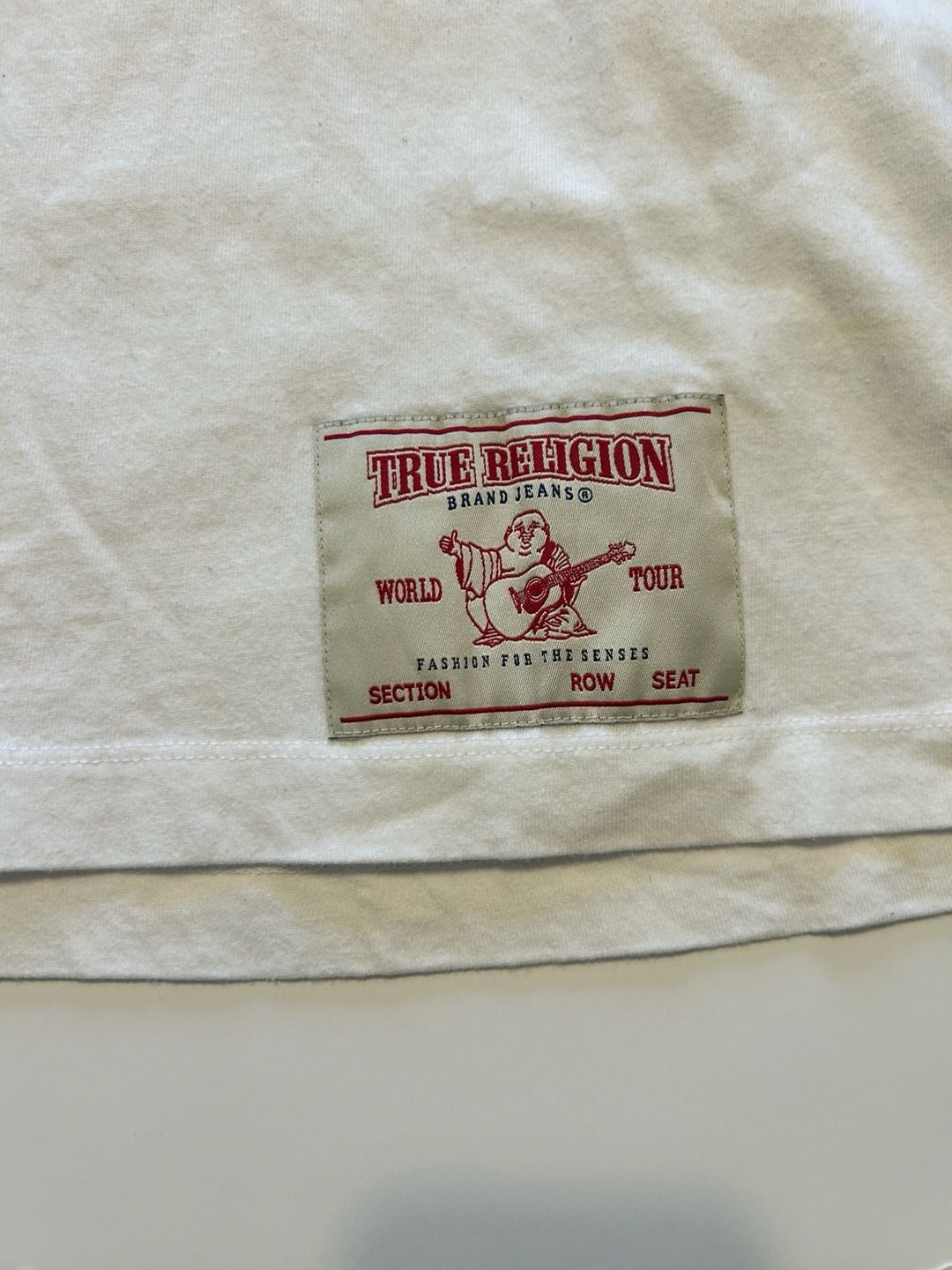 True Religion World Tour T-Shirt XL White Graphic Tee 4