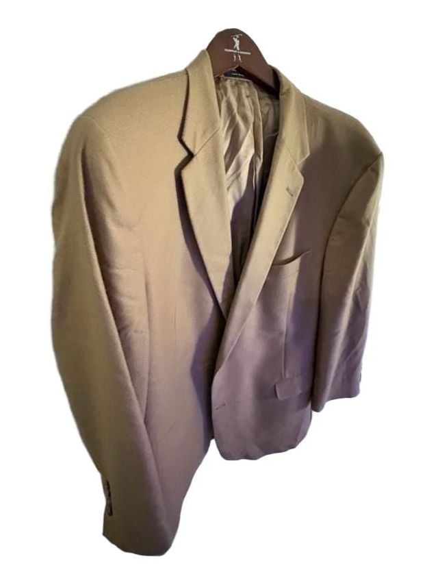 Hart Schaffner Marx Blazer Size 48R Camel Cashmere Loro Piana 3
