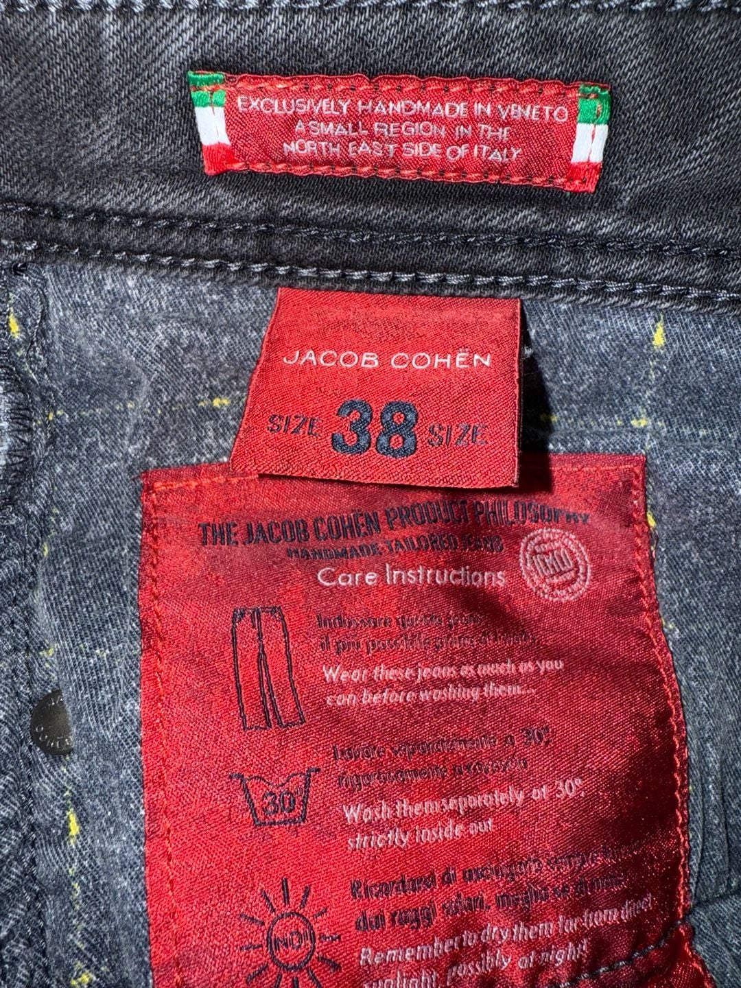 Jacob Cohen J688 COMF Tailored Jeans Gray 98% Cotton 32 10