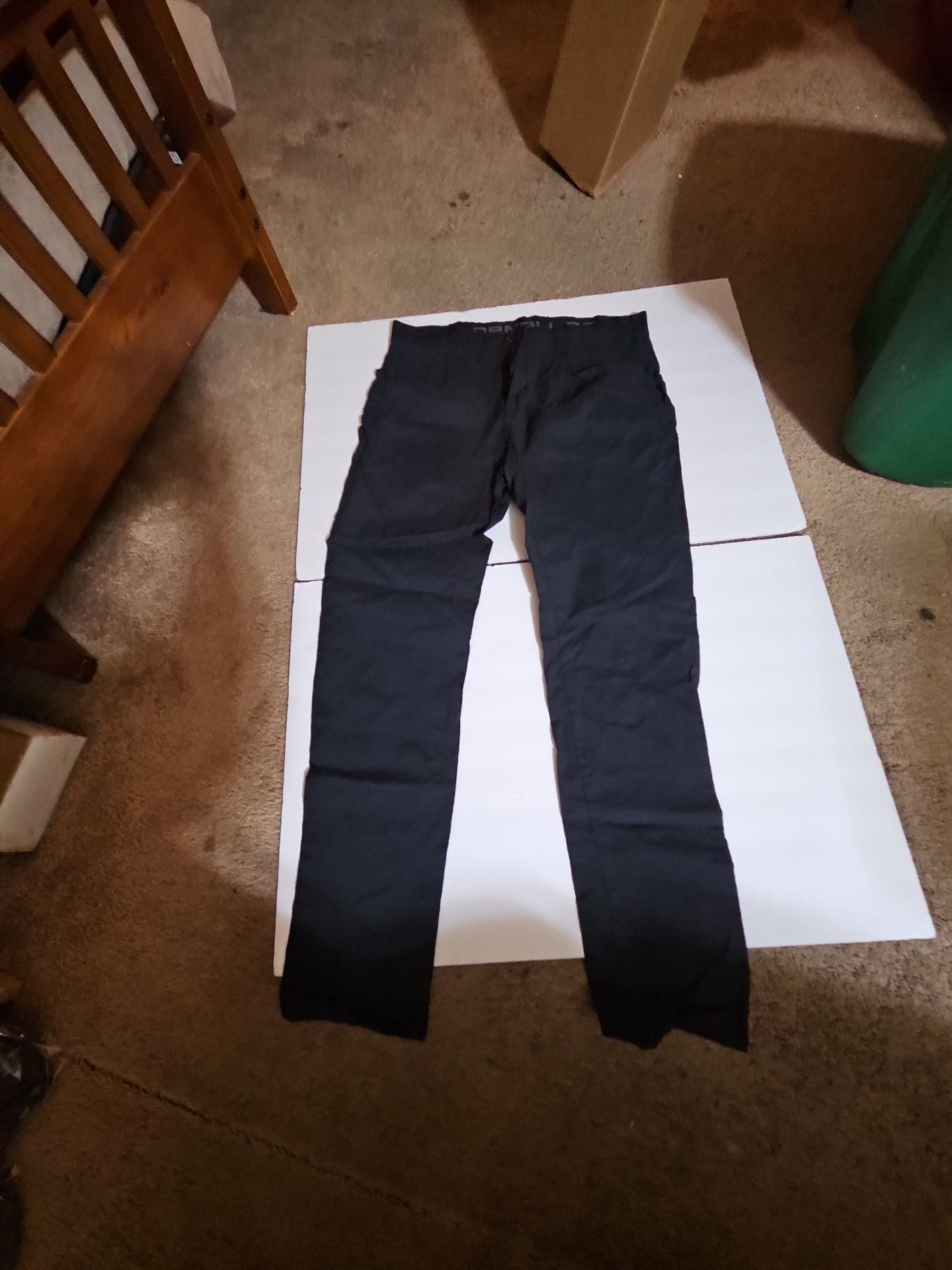 Denali Pants 34x32 Black Straight Leg Casual Trousers 2