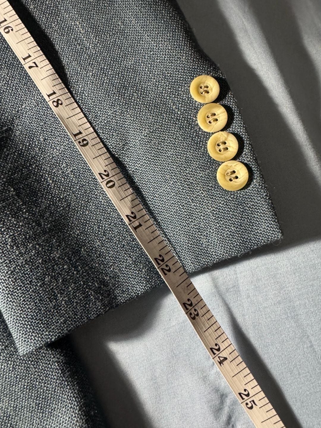 Chaps by Ralph Lauren Blazer Sport Coat Gray Wool USA Made 8