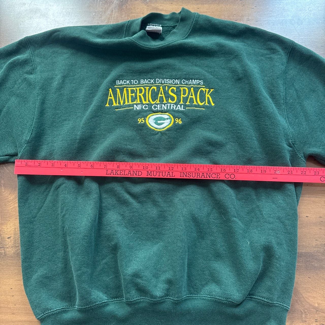 Fruit Of The Loom Green Bay Packers Sweatshirt Size XL 5
