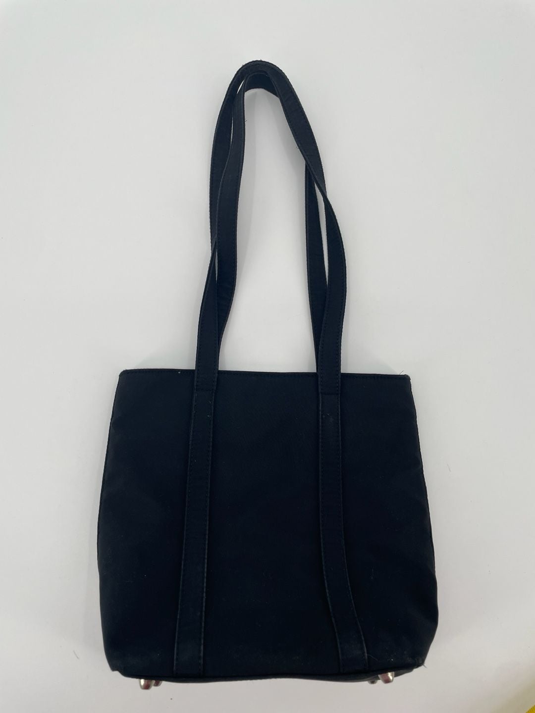 Citysac Black Nylon Tote Bag With Silver Hardware 6