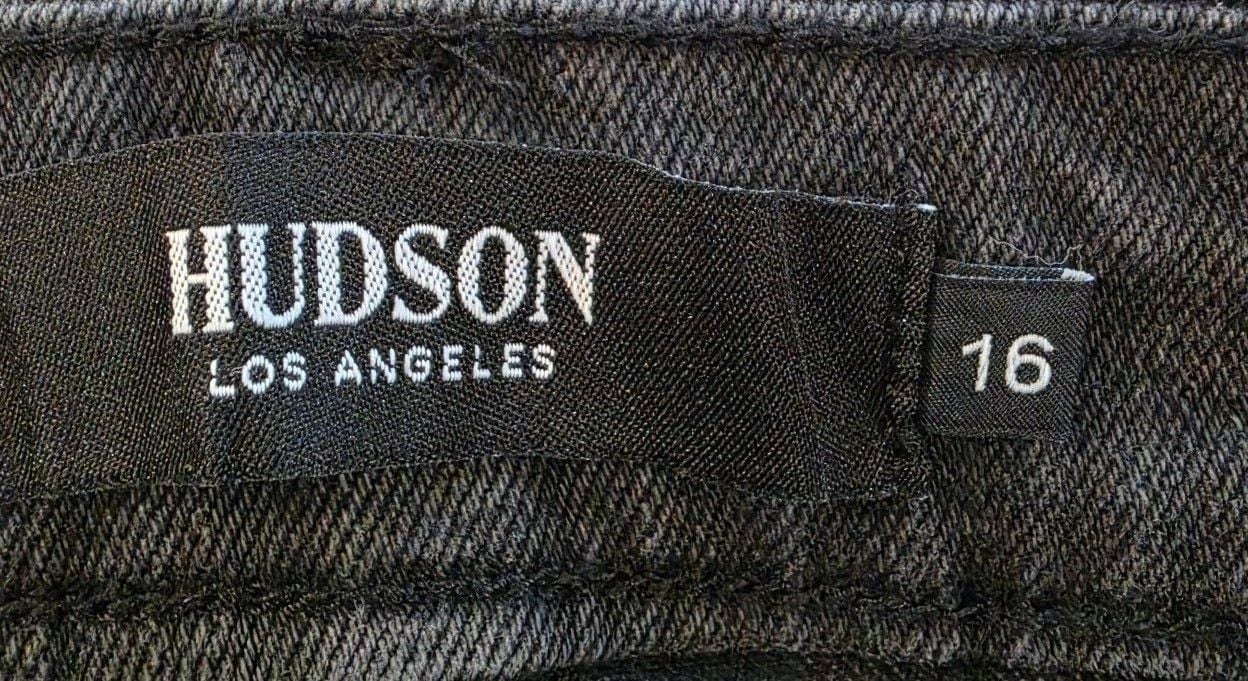 Hudson Los Angeles Jeans Size 16 Black Denim 4