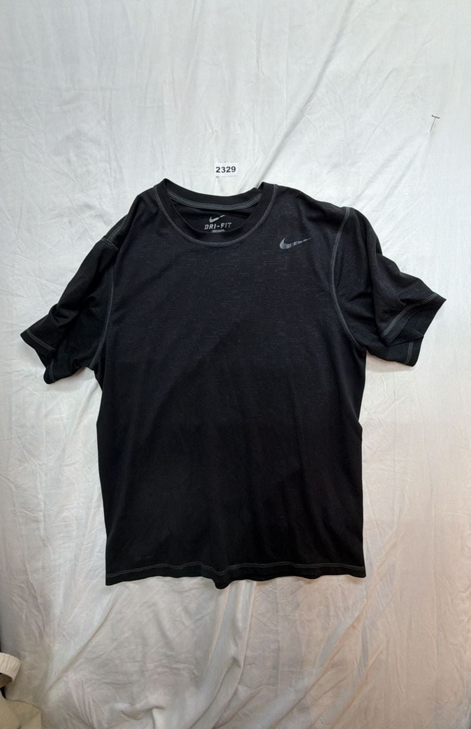 Nike Dri-Fit T-Shirt Size L Black Athletic Top 2