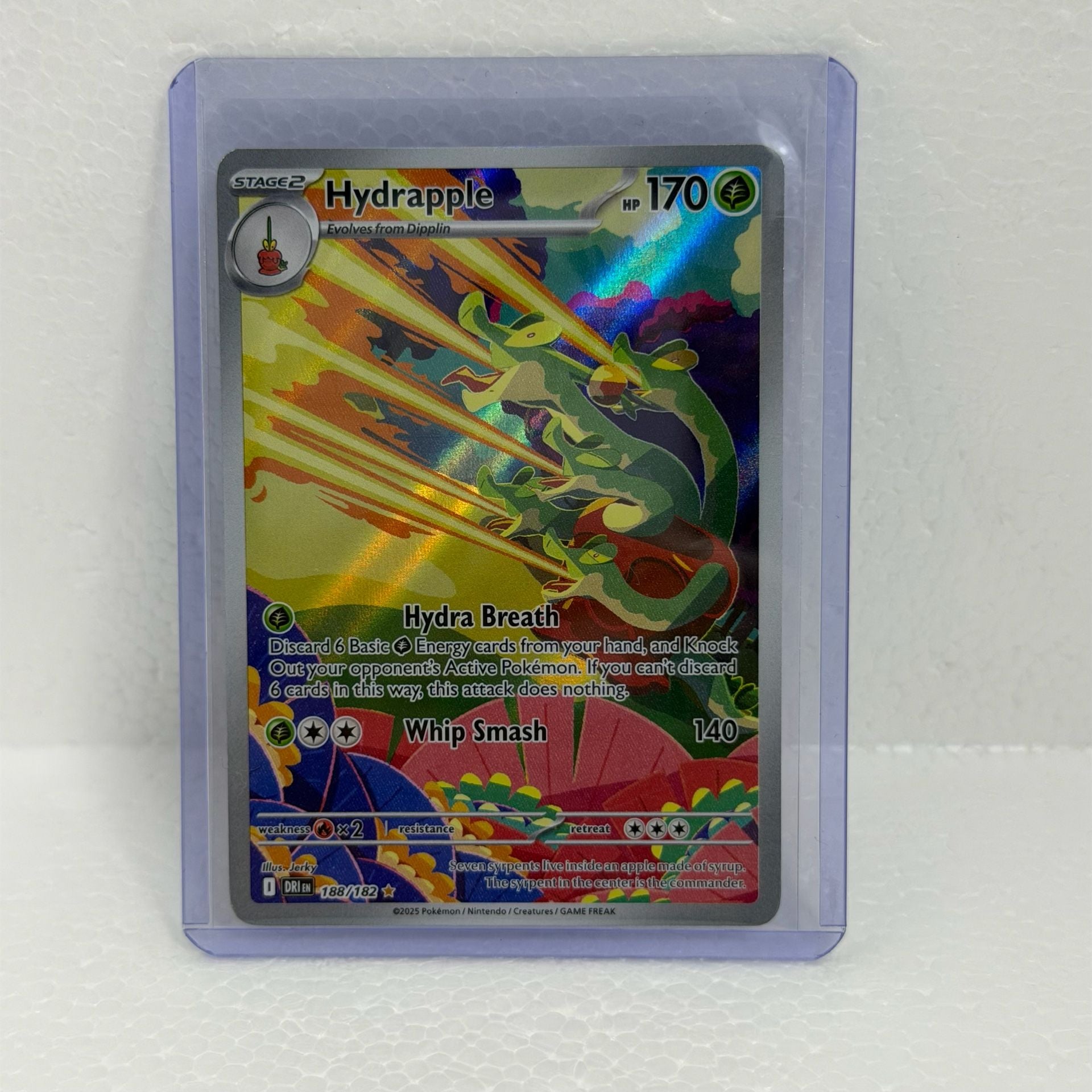 Pokemon Hydrapple 188/182 Illustration Rare Destined Rivals 1