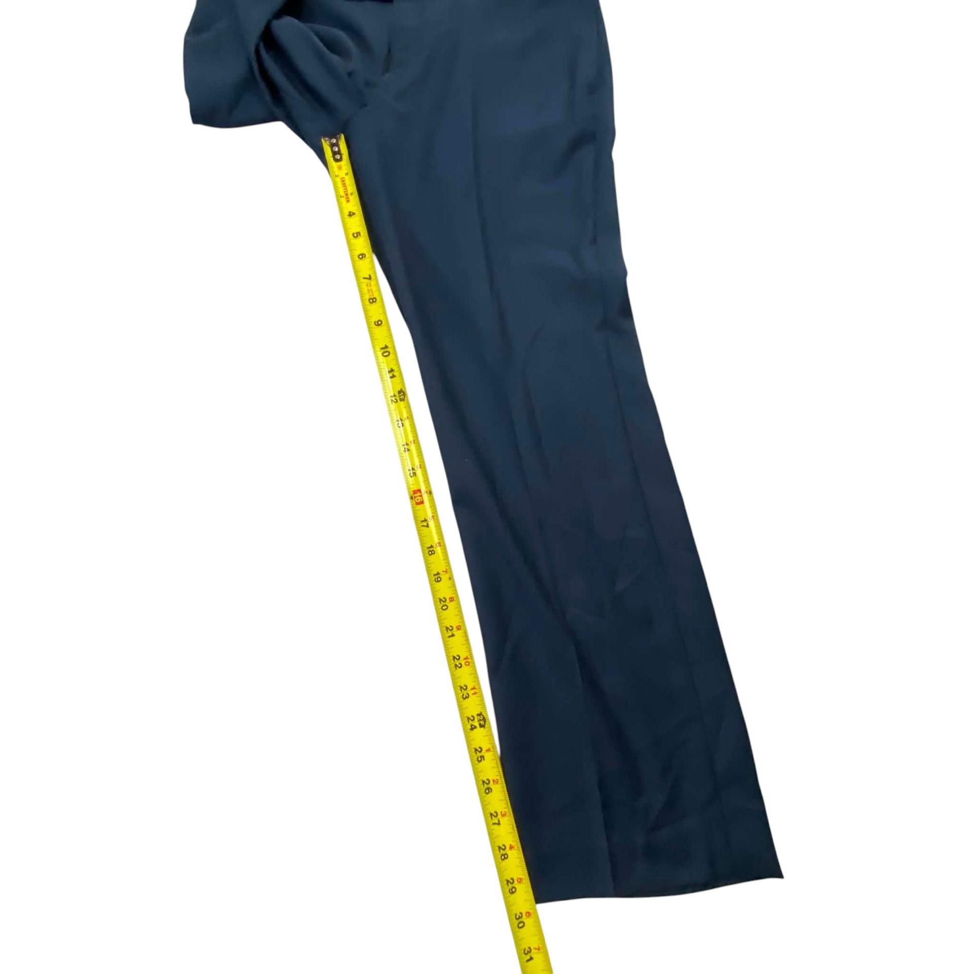 Van Heusen Studio Slim Fit Pants 36W x 30L Dark Blue Dress Slacks 5