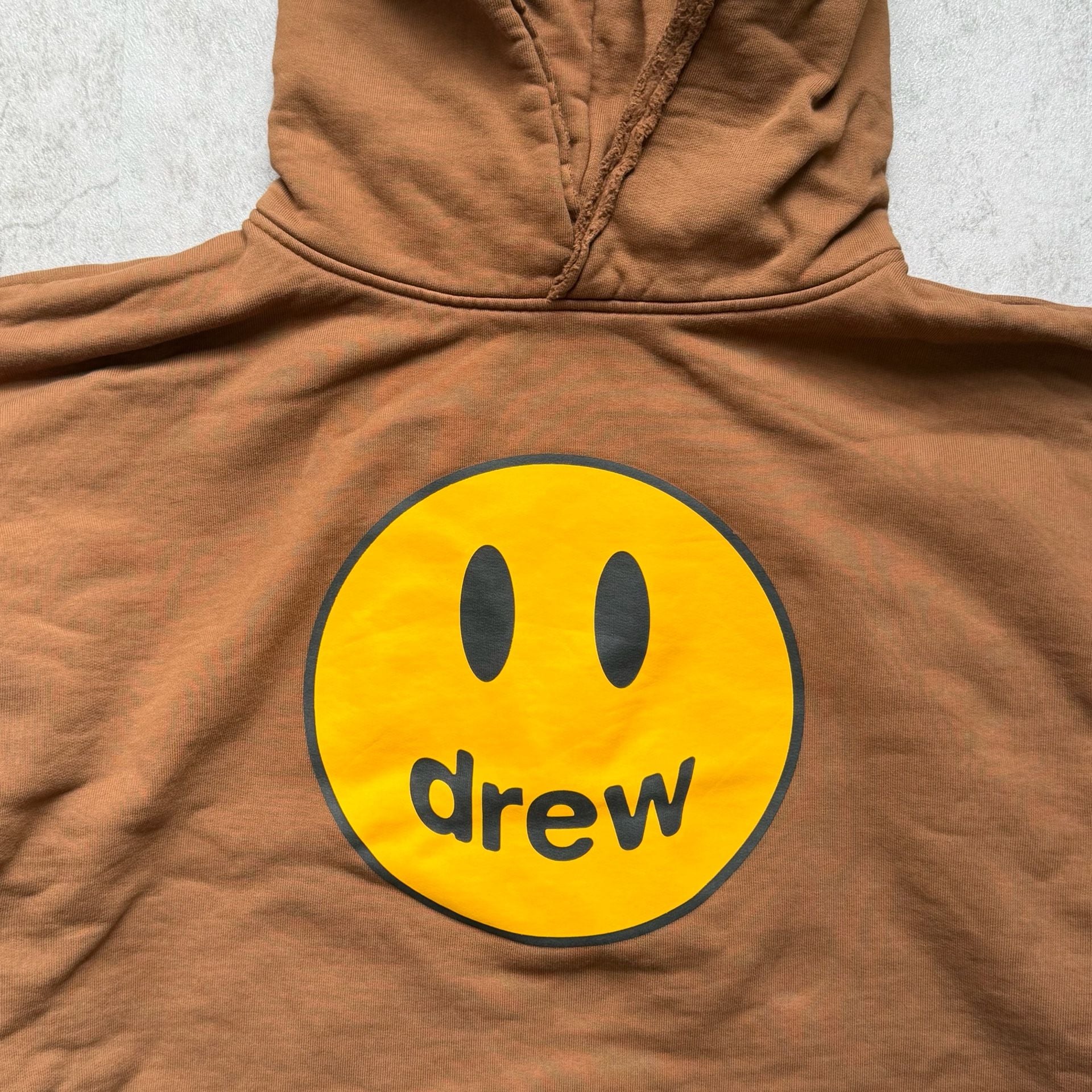 drew house Mascot Deconstructed Hoodie Size S Brown 4