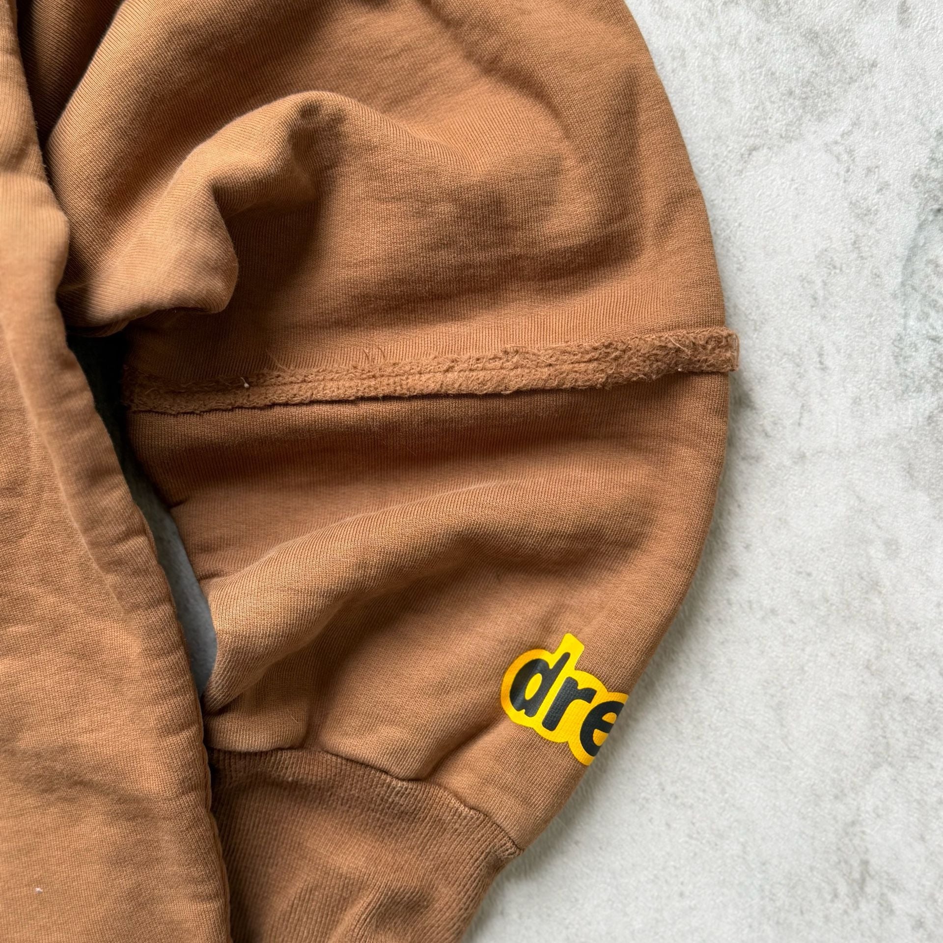 drew house Mascot Deconstructed Hoodie Size S Brown 6