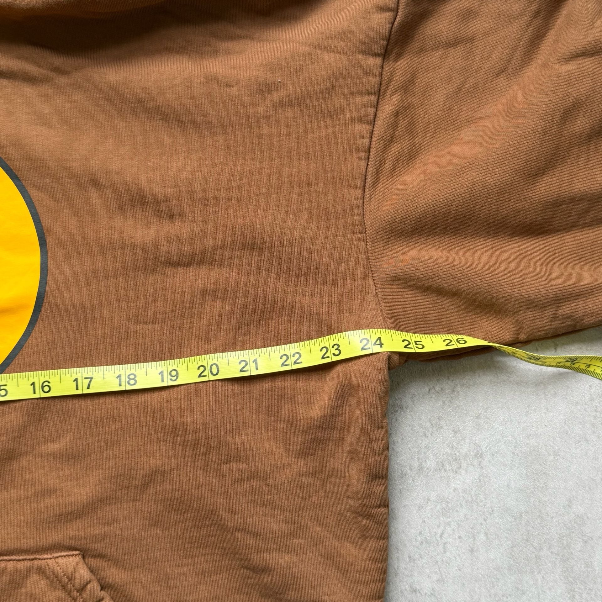 drew house Mascot Deconstructed Hoodie Size S Brown 8