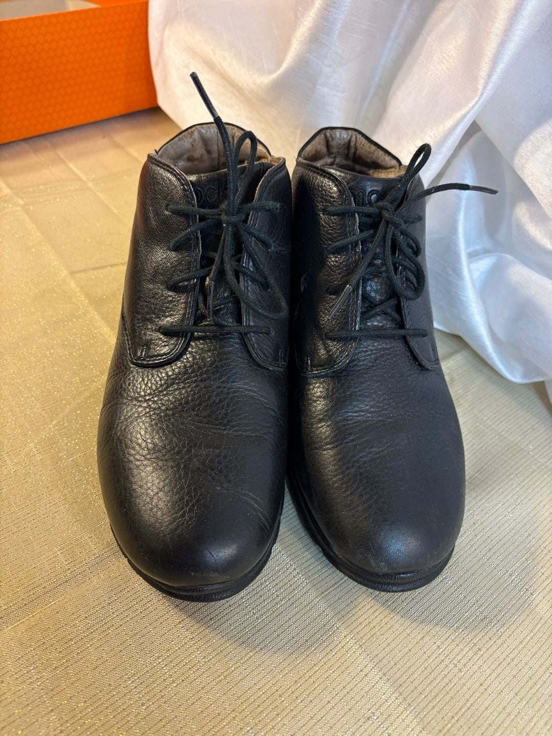 Propét Kelly WD001 Size 8.5W Black Leather Boots 3