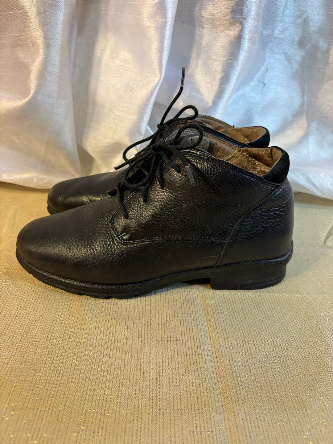 Propét Kelly WD001 Size 8.5W Black Leather Boots 5