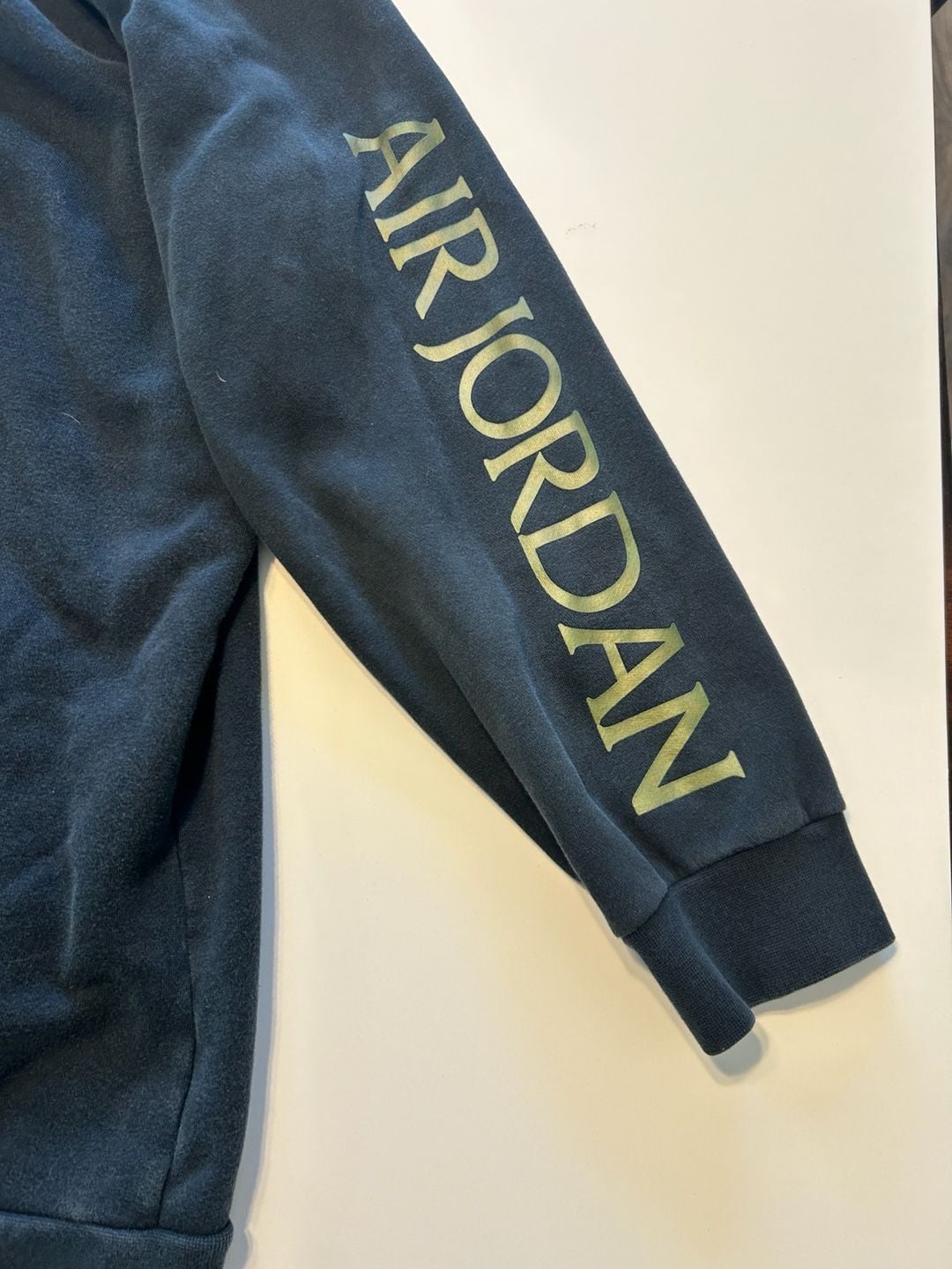 Jordan Nike Air Full Zip Hoodie Size XXL Black Gold Jumpman Logo 8