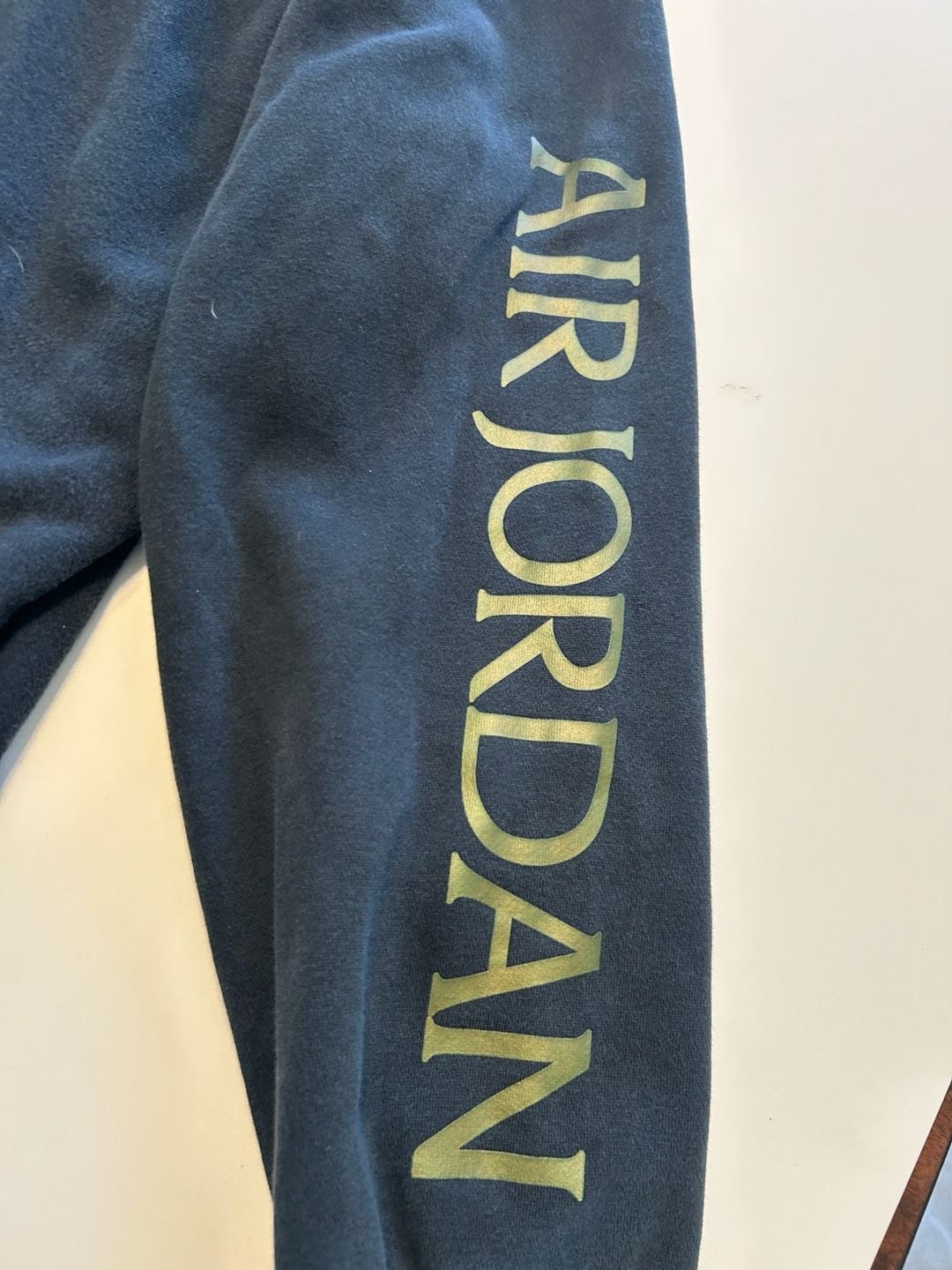 Jordan Nike Air Full Zip Hoodie Size XXL Black Gold Jumpman Logo 11