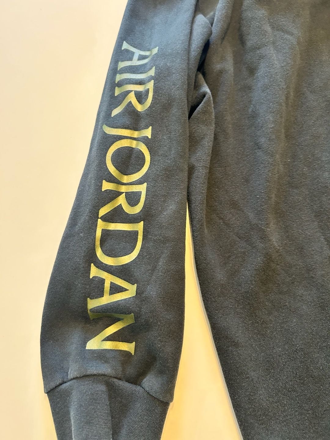 Jordan Nike Air Full Zip Hoodie Size XXL Black Gold Jumpman Logo 12