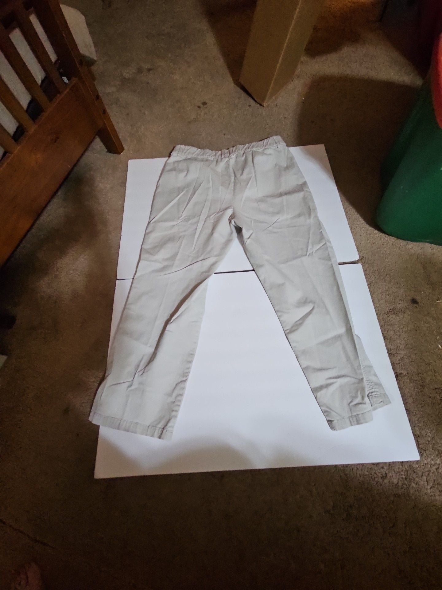 Christopher & Banks Signature Comfort Pants Size 16 Short Beige 3