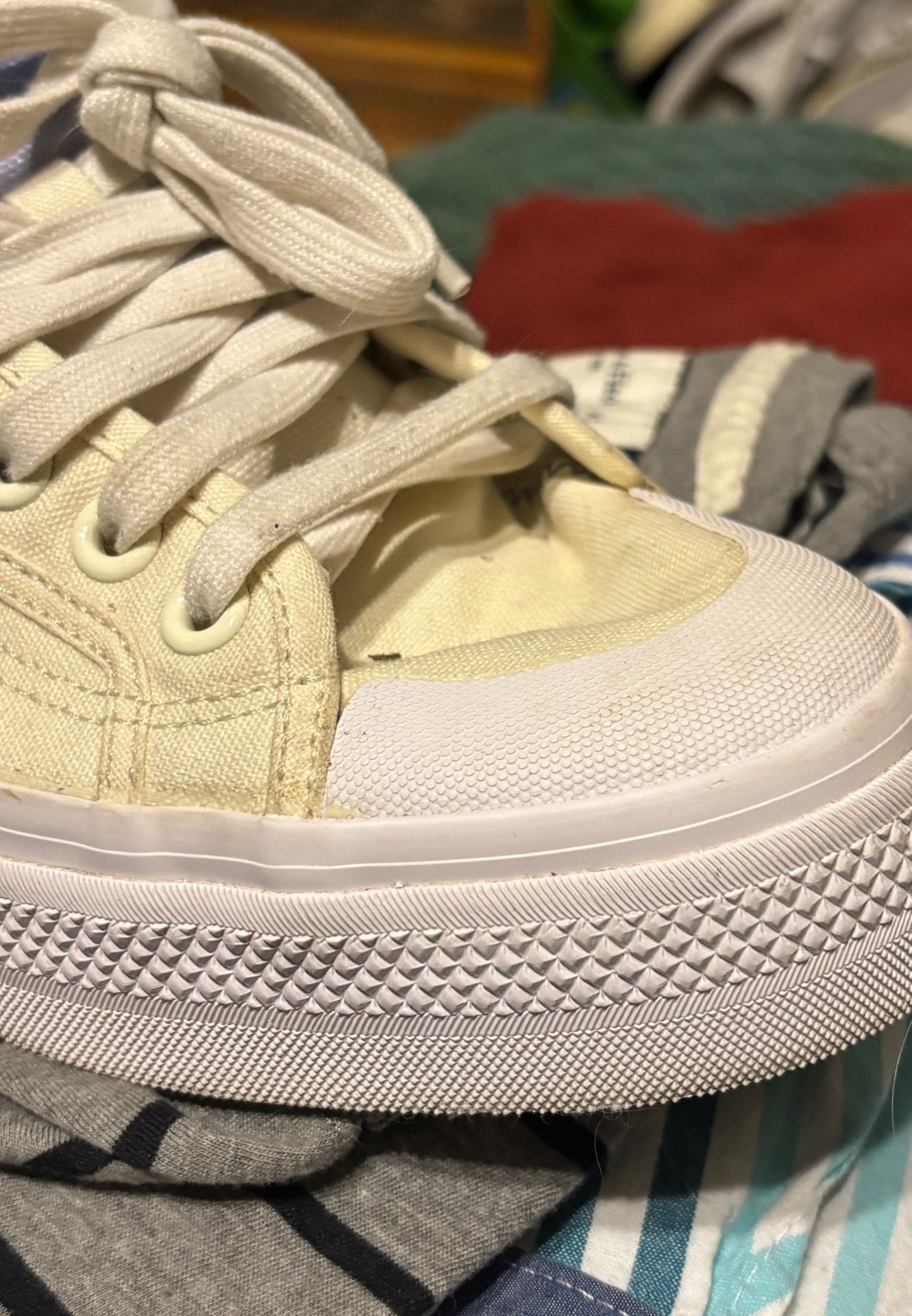 Adidas Nizza Platform Mid Off White Blue Fusion 7