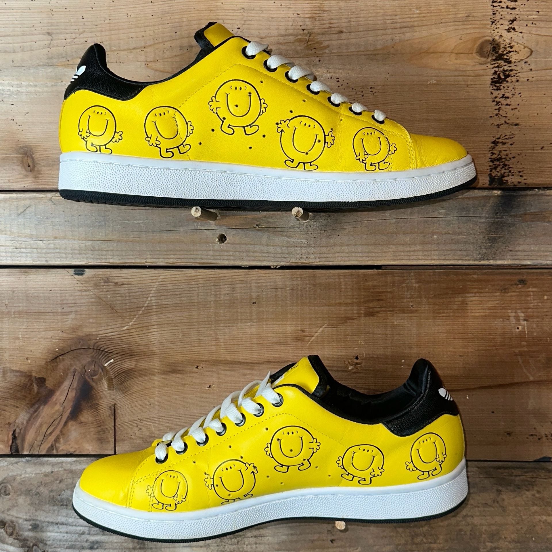 Adidas Stan Smith II Y4 Mr. Happy Size 11 Yellow Sneakers 2
