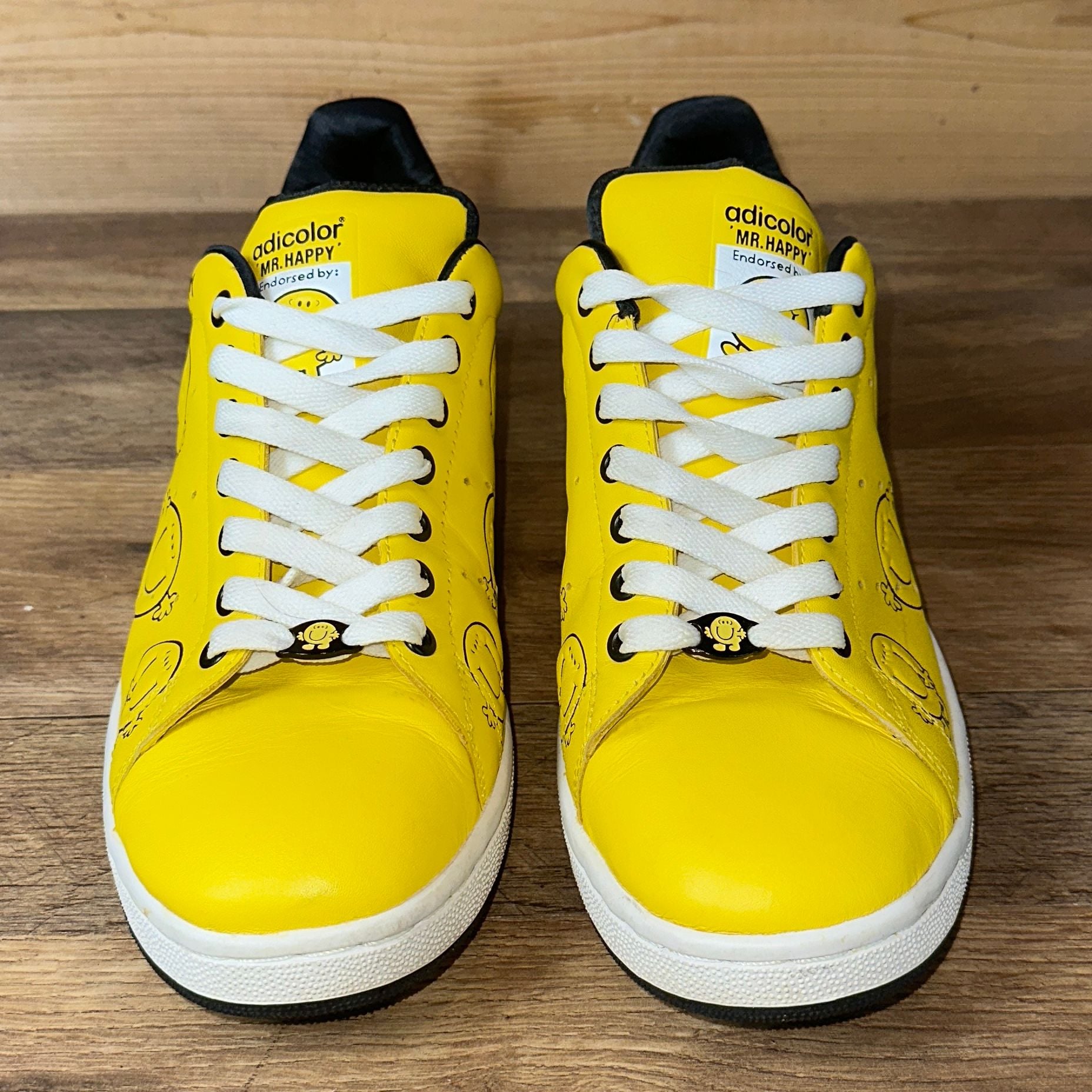 Adidas Stan Smith II Y4 Mr. Happy Size 11 Yellow Sneakers 5
