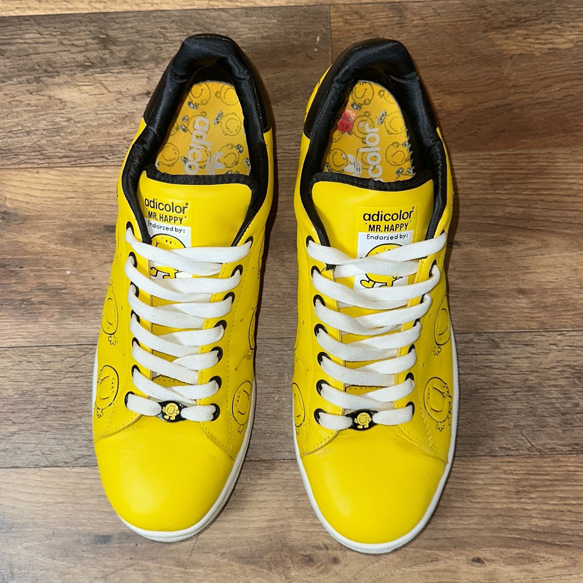 Adidas Stan Smith II Y4 Mr. Happy Size 11 Yellow Sneakers 6