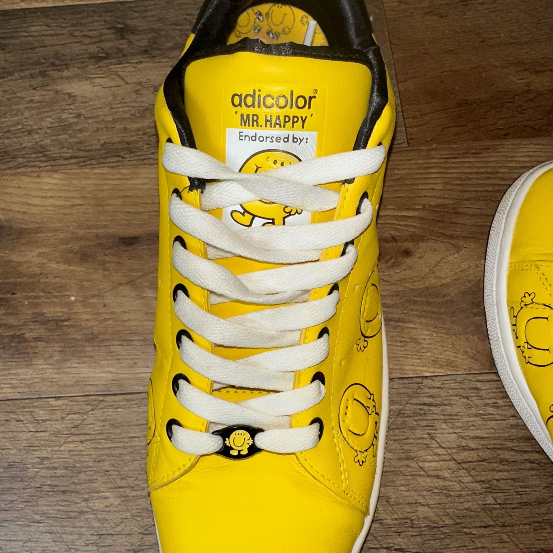 Adidas Stan Smith II Y4 Mr. Happy Size 11 Yellow Sneakers 8