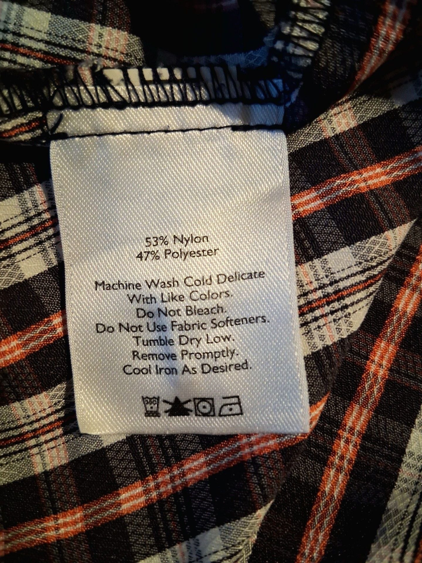 Eddie Bauer Plaid Long Sleeve Button Up Shirt Size S 4