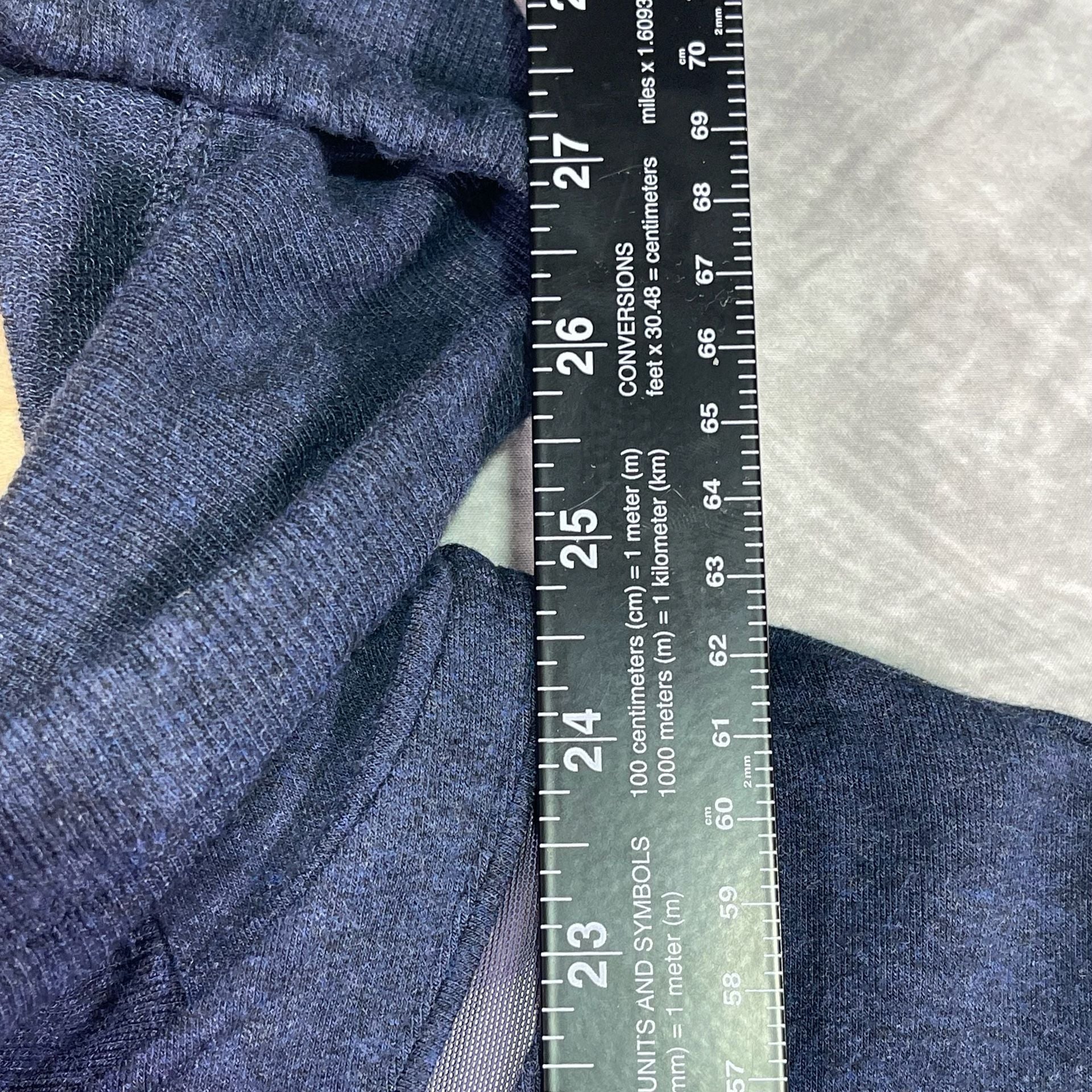 Alo Yoga Hoodie Size S Blue Heathered Long Sleeve Pullover Sweatshirt 3