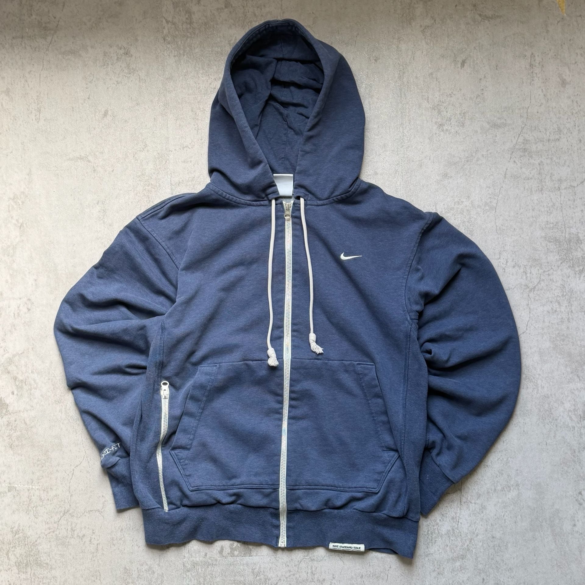 Nike Standard Issue Dri-Fit Full Zip Hoodie Thunder Blue 3