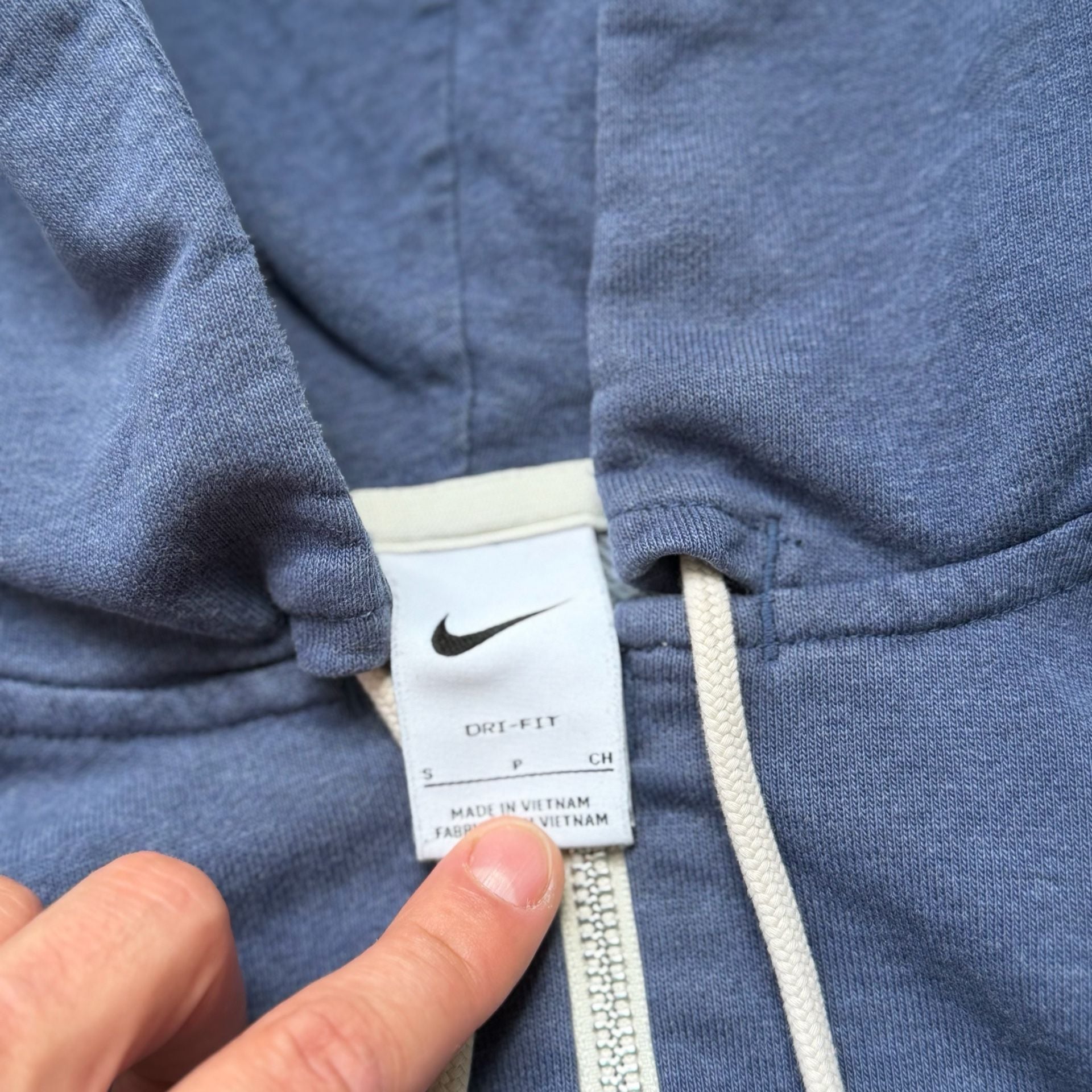 Nike Standard Issue Dri-Fit Full Zip Hoodie Thunder Blue 7