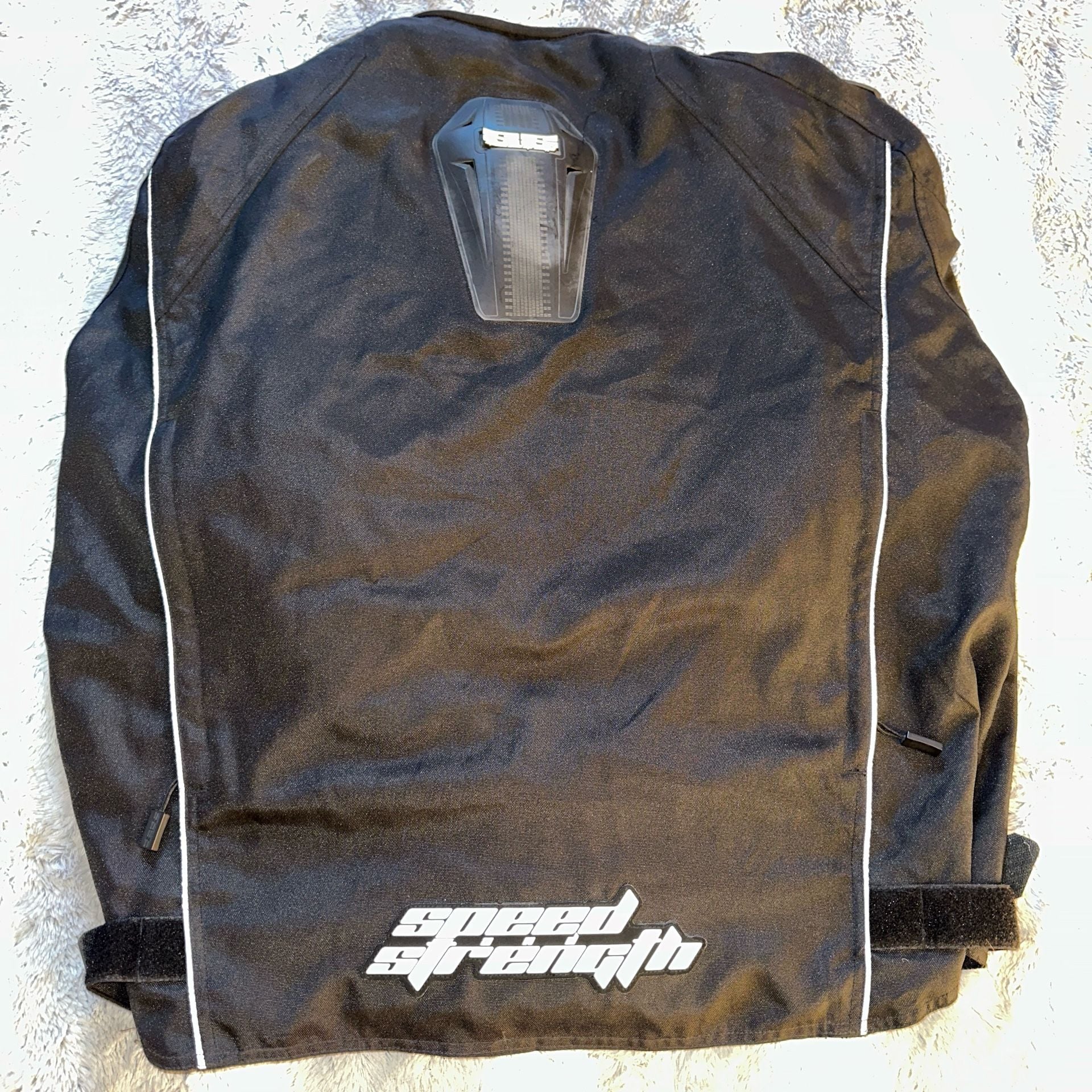 Speed And Strength Motorcycle Jacket Size 3XL Black Armored W/ Spine Pad 4