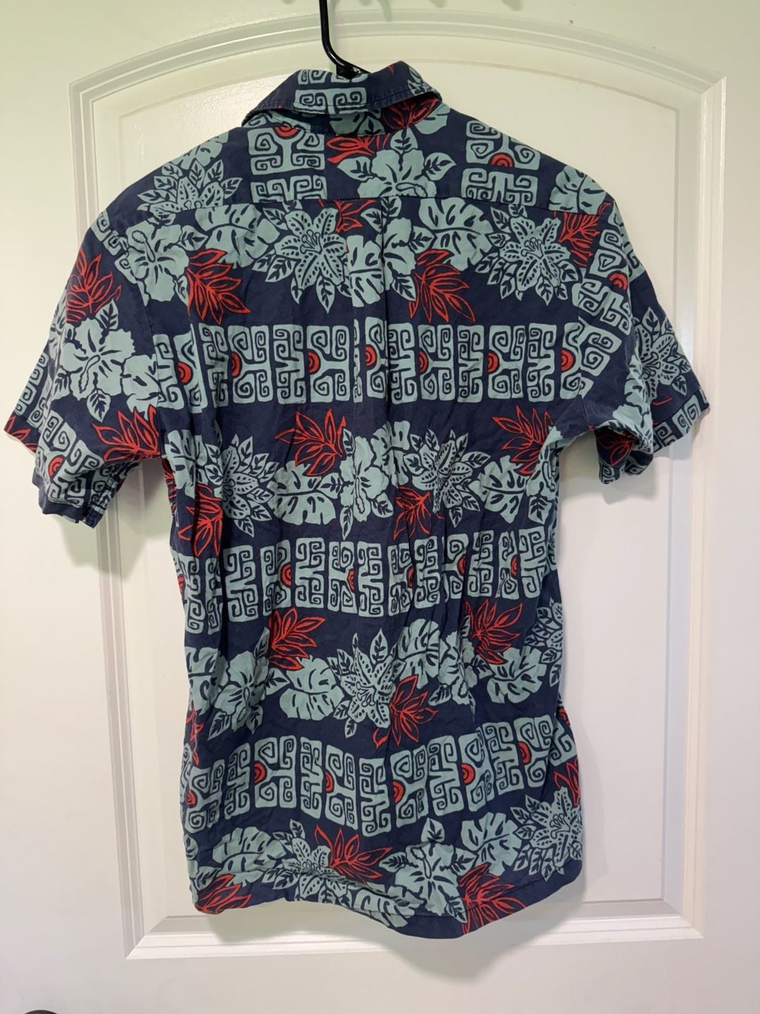 Vintage Reyn Spooner Hawaiian Pullover Aloha Shirt Tropical Tiki Size XS 3