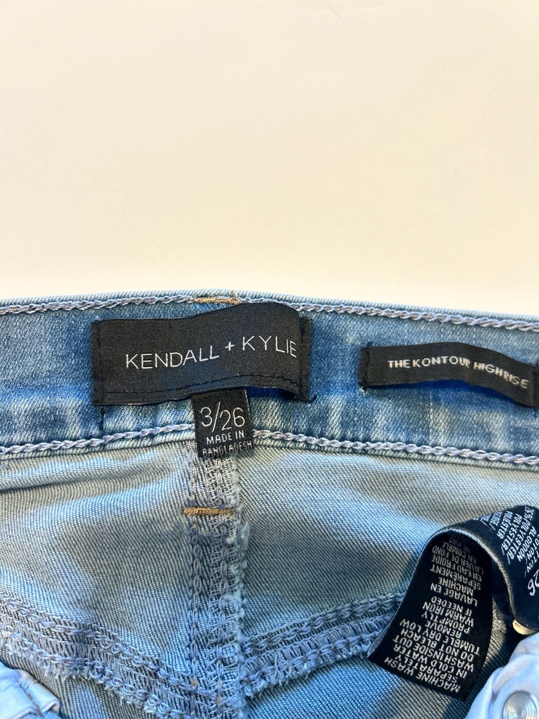 Kendall + Kylie Skinny Jeans Size 0 Distressed Blue Denim 5