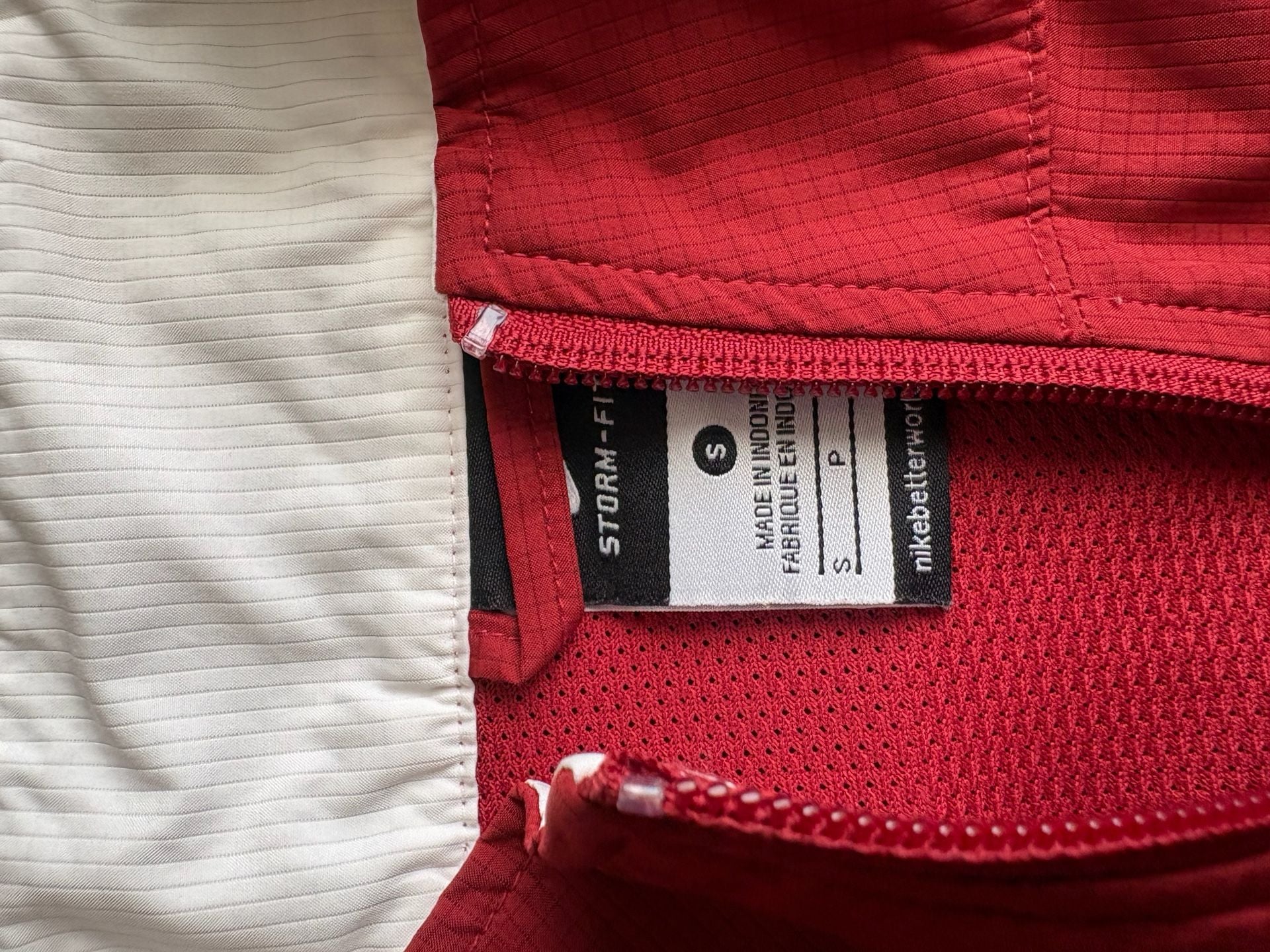 Nike Stanford Cardinal Storm-Fit 1/4 Zip Jacket Size S Red 5