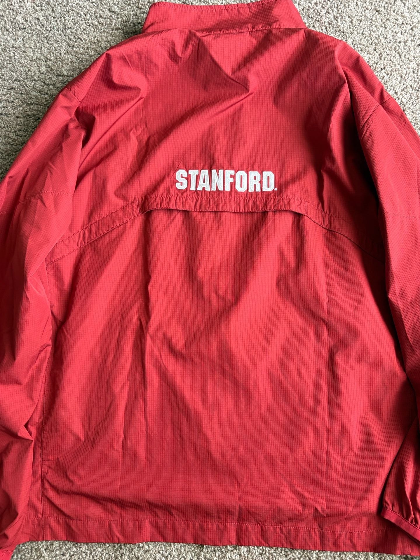 Nike Stanford Cardinal Storm-Fit 1/4 Zip Jacket Size S Red 8