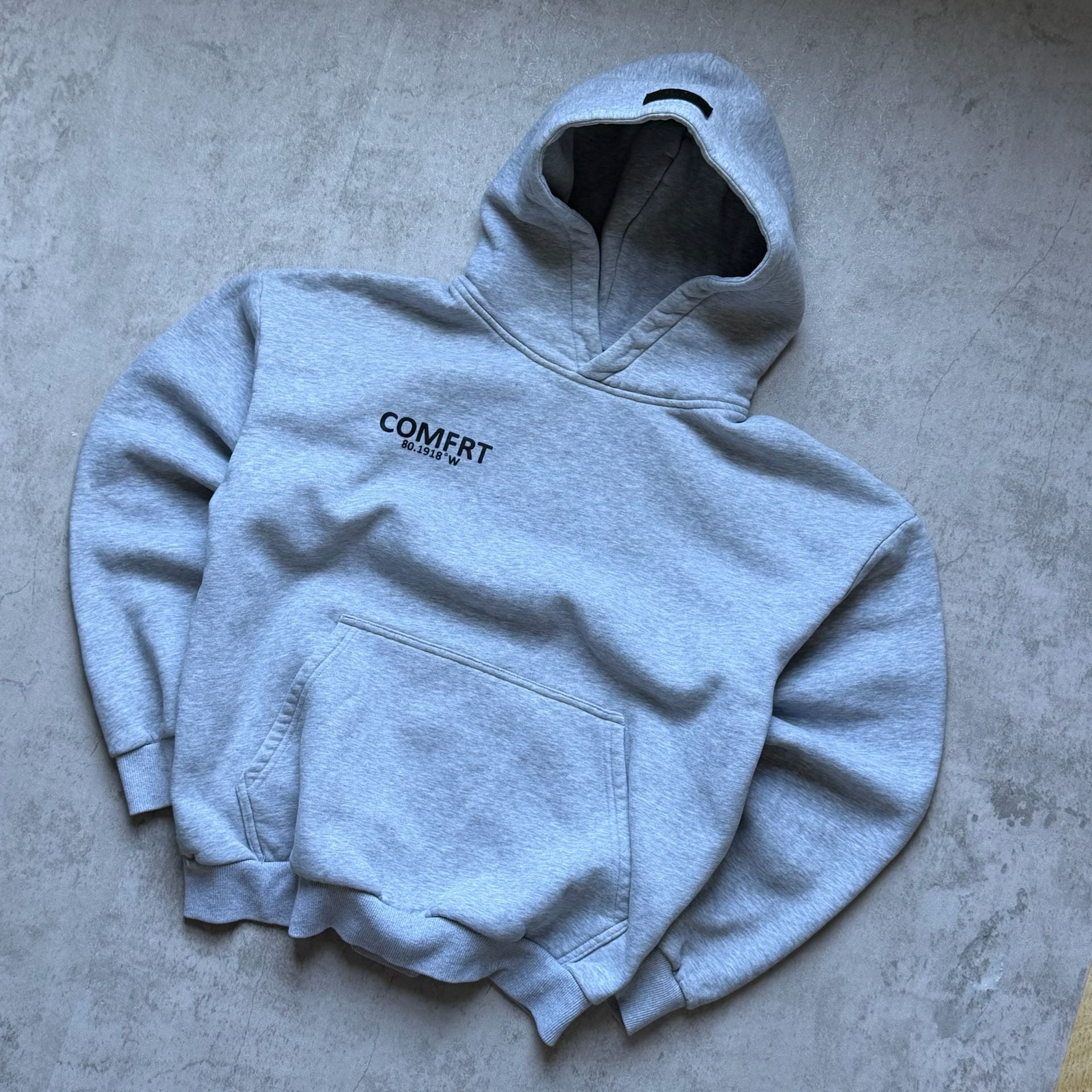 Comfrt Weighted Hoodie Grey 2