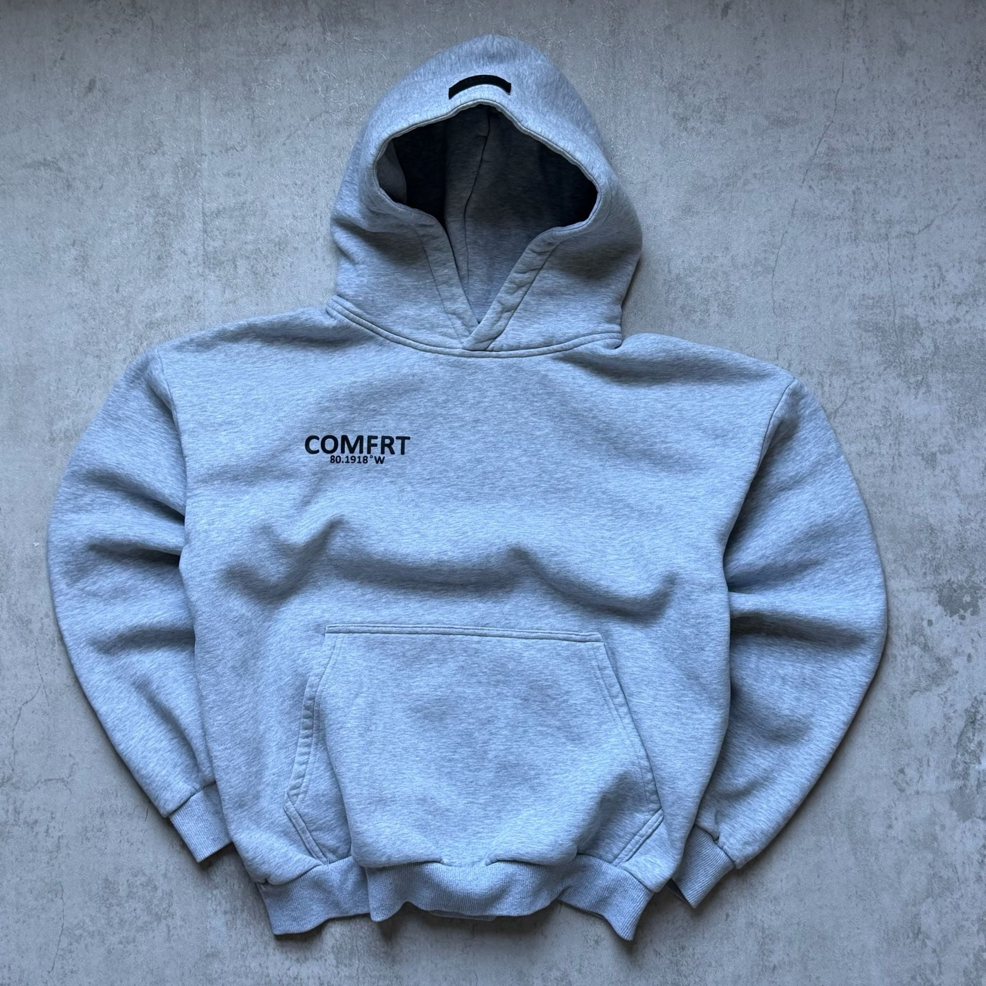 Comfrt Weighted Hoodie Grey 3