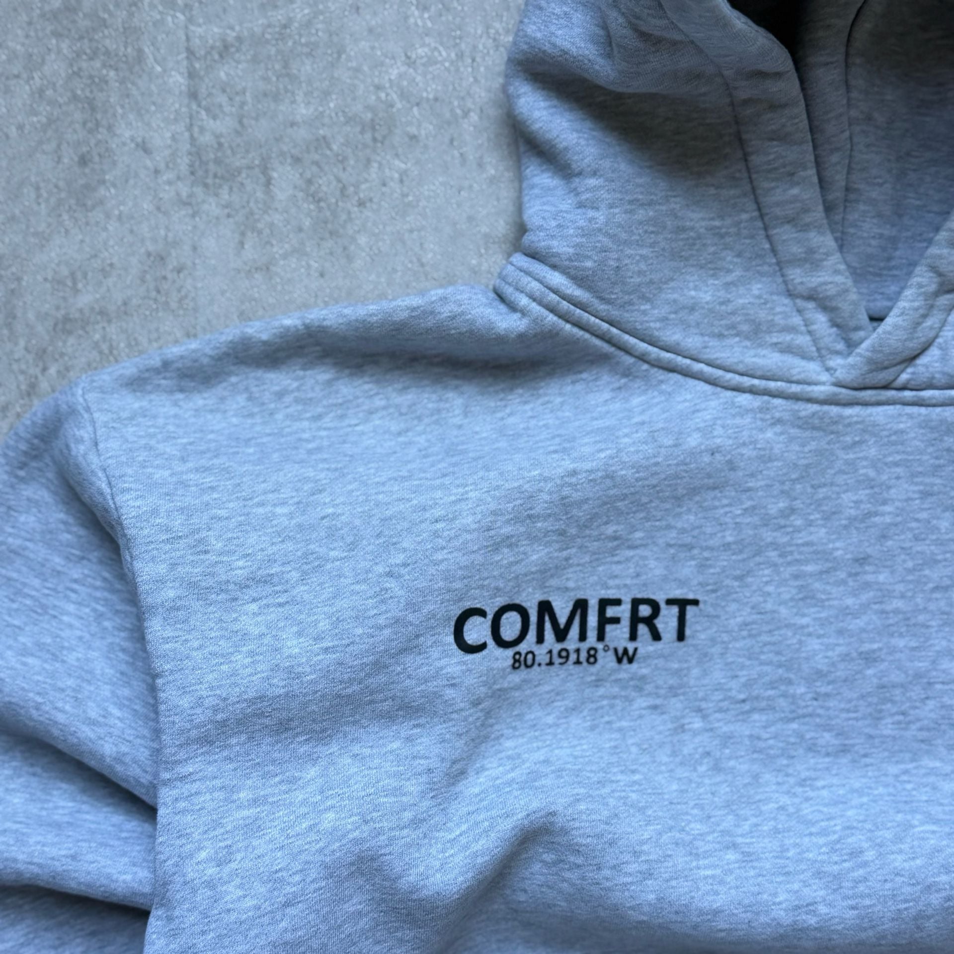 Comfrt Weighted Hoodie Grey 4