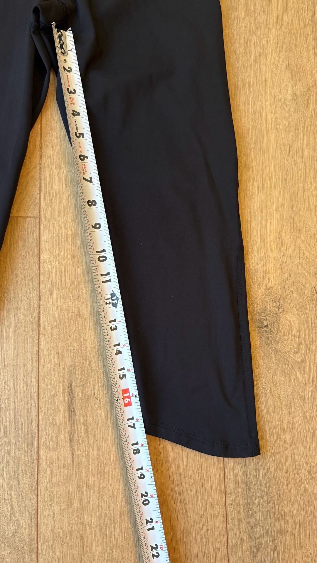 RBX Active Cropped Leggings Size M Black Pocket Yoga Pants 3
