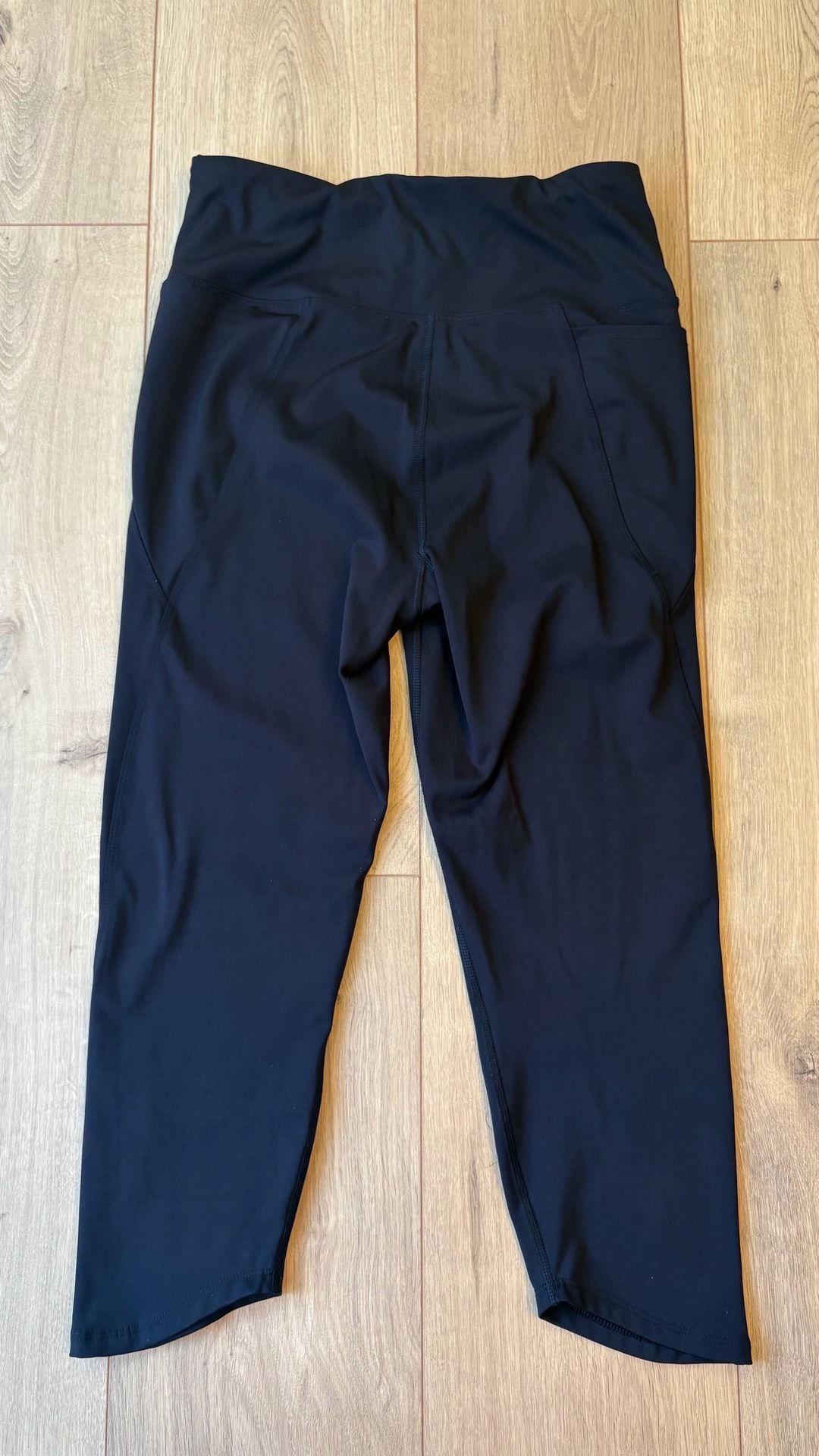 RBX Active Cropped Leggings Size M Black Pocket Yoga Pants 5